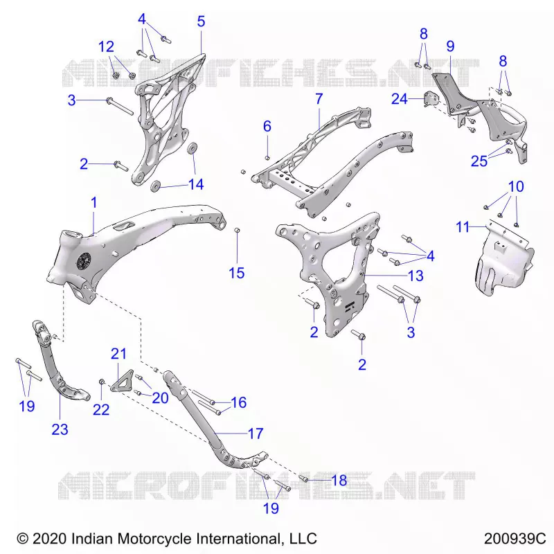 CHASSIS, TELAIO ASM.