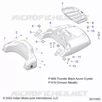 TRONCO LID AND BACKREST ASM.