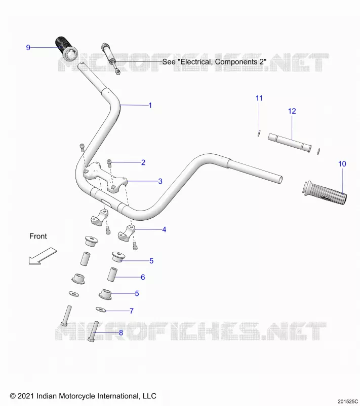 STEERING, MANUBRIO MONTAGGIO AND GRIPS
