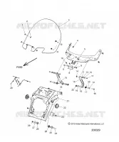 FAIRING ASM, WINDSHIELD MOUNT - N15TCAAA/TRAAA ALL OPTIONS (200029)