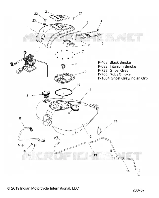 SISTEMA DI ALIMENTAZIONE CARBURANTE, FUEL TANK ASM.