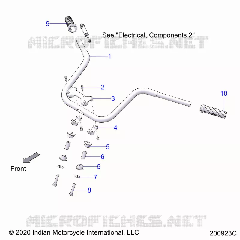 STEERING, MANUBRIO MONTAGGIO AND GRIPS