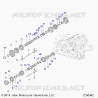 TRASMISSIONE, INPUT AND OUTPUT SHAFTS