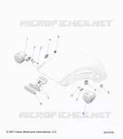 ELETTRICO, REAR TURN SIGNALS AND REFLECTOR