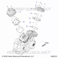 MOTORE, ROCKER COVERS