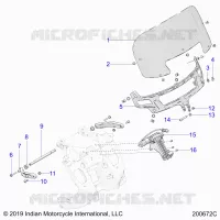 CARENATURA ASM, WINDSHIELD