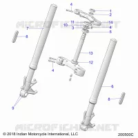 TIMONE, FRONT FORKS