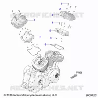 MOTORE, ROCKER COVERS