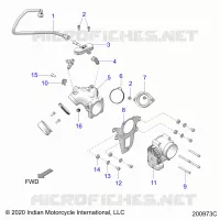 SISTEMA DI ALIMENTAZIONE CARBURANTE, FUEL CLAM SHELL/THROTTLE BODY