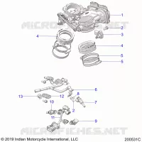 ENGINE, CORPO FARFALLATO AND FUEL RAIL