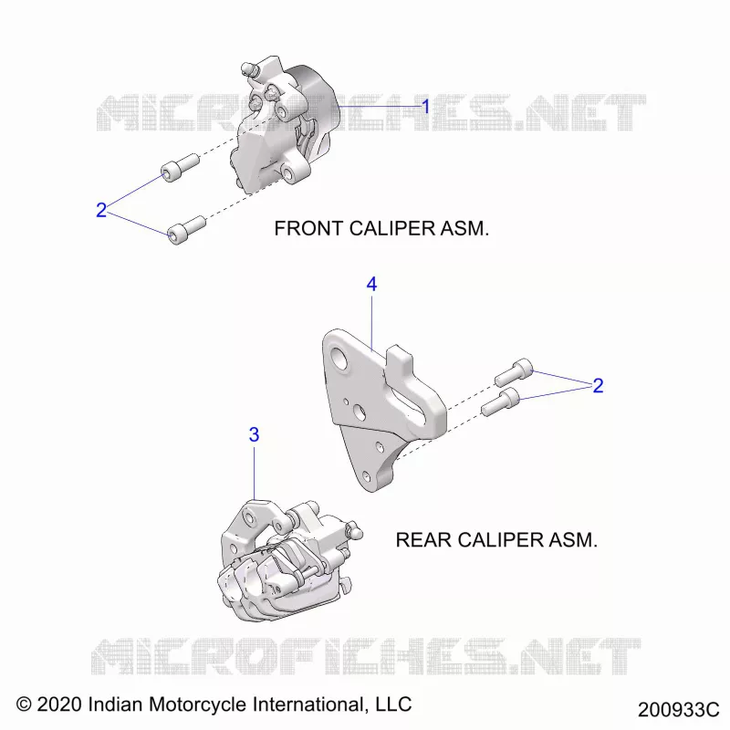 BRAKES, PINZA FRENO ANTERIORE AND REAR