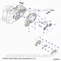 MOTORE, CAM SHAFTS AND GEARS