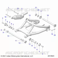 SOSPENSIONE POSTERIORE SWING ARM/SHOCK