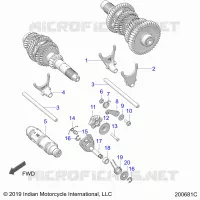 DRIVE TRAIN, FORCHE SHIFT AND DRUM