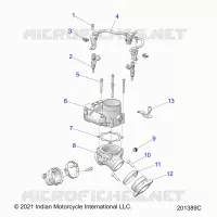 ENGINE, CORPO FARFALLATO/FUEL RAIL