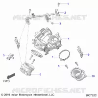 SISTEMA DI ALIMENTAZIONE CARBURANTE, FUEL RAIL/THROTTLE BODY