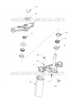 FRONT SUSPENSION FORK MOUNTING BRACKETS - N121C/V/D ALL OPTIONS (INDIANFORKBRKT12CC)