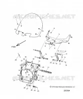 CARENATURA ASM, WINDSHIELD MOUNT