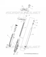 FRONT SUSPENSION FORKS - N15MSA00AA/AB/AC/AE (49INDIANFORK15SCOUT)