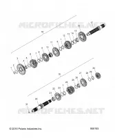 TRASMISSIONE, INPUT/OUTPUT SHAFT ASM.