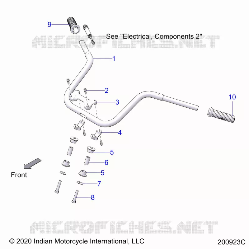 STEERING, MANUBRIO MONTAGGIO AND GRIPS