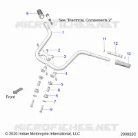 STEERING, MANUBRIO MONTAGGIO AND GRIPS