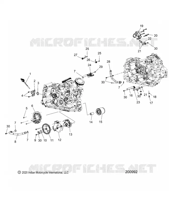MOTORE, OIL SYSTEM