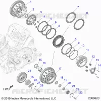 TRASMISSIONE, CLUTCH AND PRIMARY DRIVE