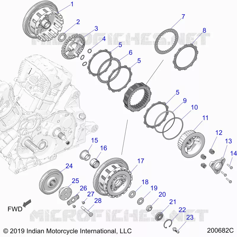 TRASMISSIONE, CLUTCH AND PRIMARY DRIVE