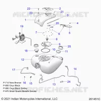 SISTEMA DI ALIMENTAZIONE CARBURANTE, FUEL TANK ASM.