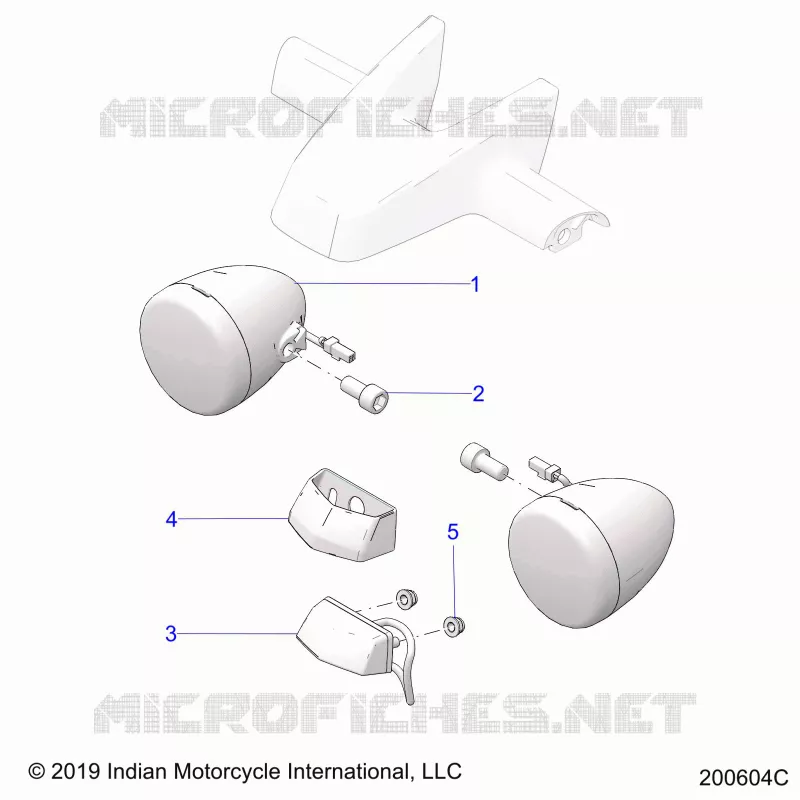 ELETTRICO, TURN SIGNALS, REAR/REAR LIGHTING