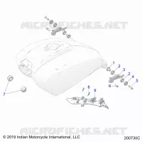 SISTEMA DI ALIMENTAZIONE CARBURANTE, FUEL TANK MOUNTING