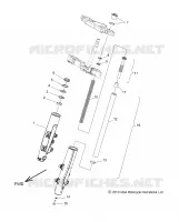 FRONT SUSPENSION FORKS - N15TCAAA/TRAAA ALL OPTIONS (49INDIANFORK15R)
