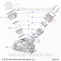 ENGINE, CYLINDER AND TESTA CILINDRO MNTG.