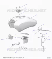 SISTEMA DI ALIMENTAZIONE CARBURANTE, FUEL TANK ASM.
