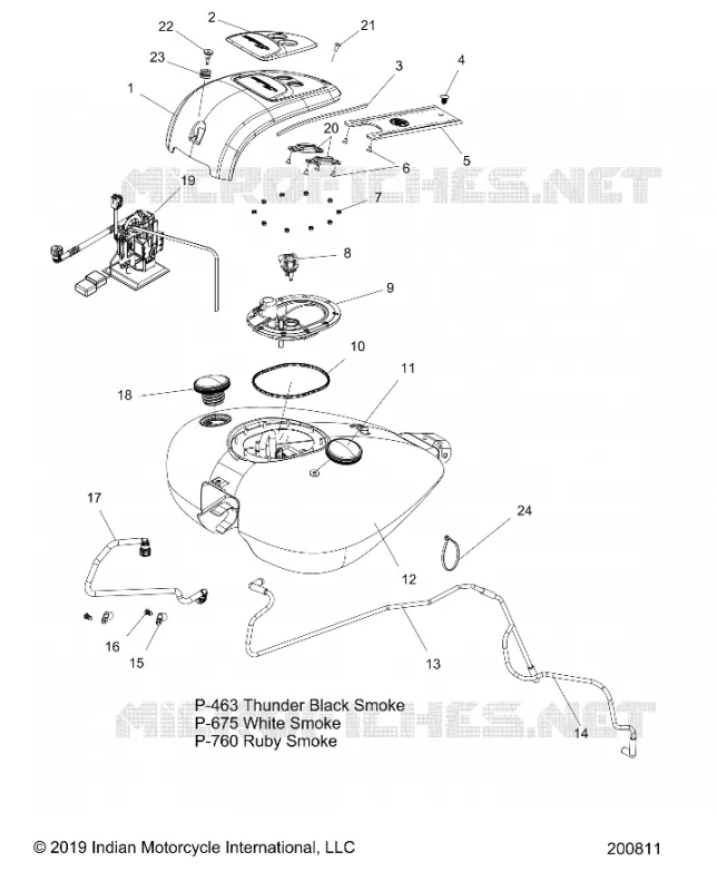 SISTEMA DI ALIMENTAZIONE CARBURANTE, FUEL TANK ASM.