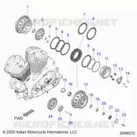 TRASMISSIONE, CLUTCH AND PRIMARY DRIVE