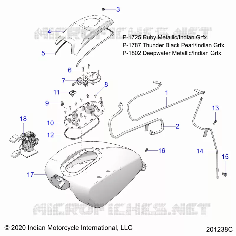 SISTEMA DI ALIMENTAZIONE CARBURANTE, FUEL TANK ASM.