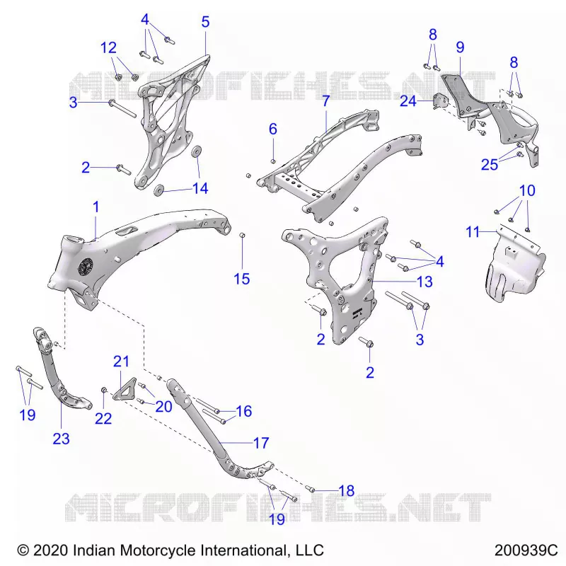 CHASSIS, TELAIO ASM.