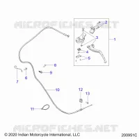 CONTROLS, LEVA FRIZIONE AND CABLE