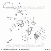 SISTEMA DI ALIMENTAZIONE CARBURANTE, FUEL CLAM SHELL/THROTTLE BODY