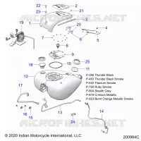 SISTEMA DI ALIMENTAZIONE CARBURANTE, FUEL TANK ASM.