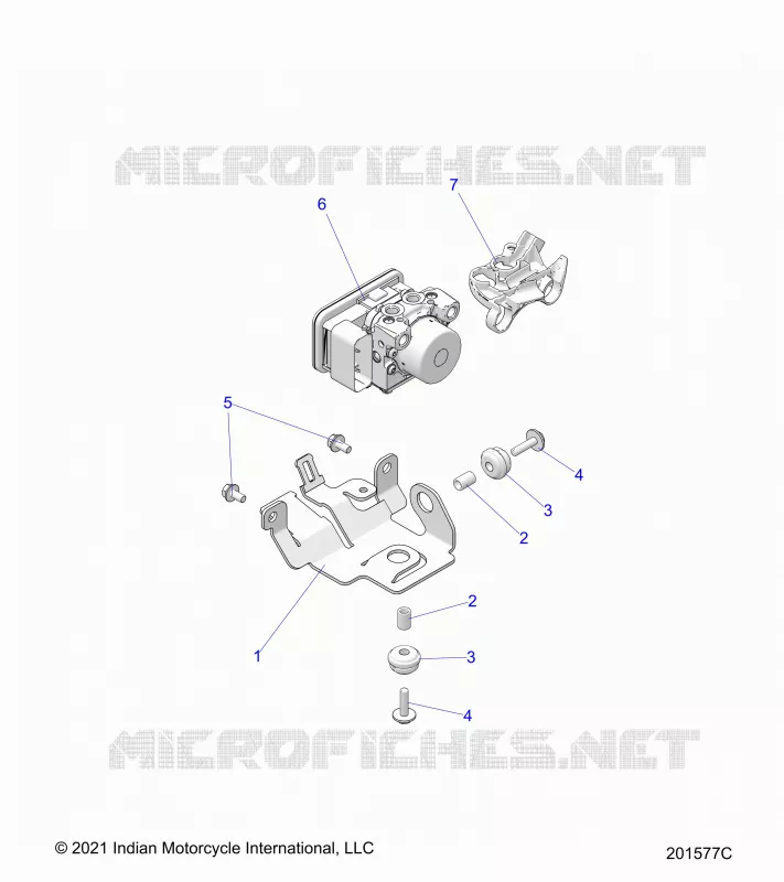 FRENOS, ABS FRENO MODULE MOUNTING