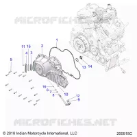 ENGINE, PRIMARY AND COPERCHIO FRIZIONE