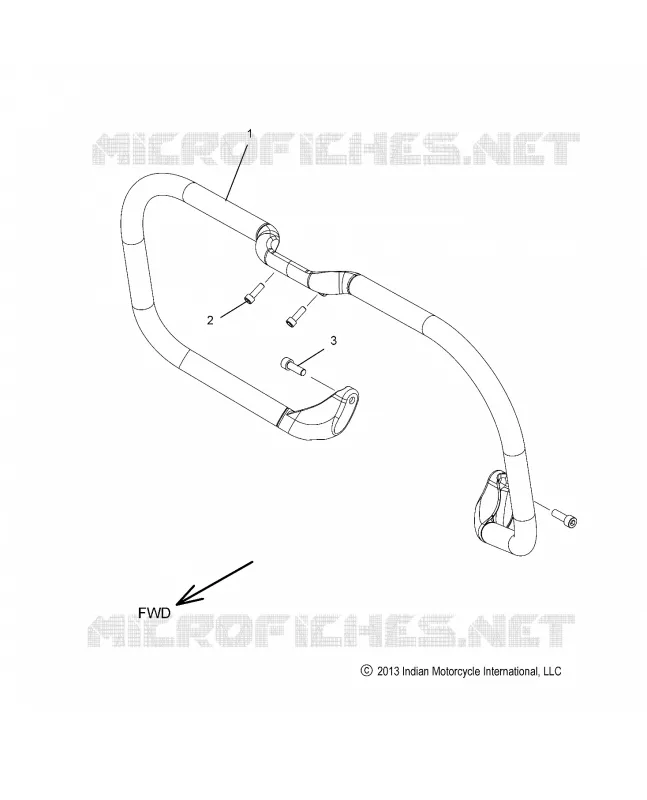 CHASSIS, HIGHWAY BAR, TUBE