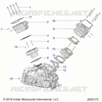 ENGINE, CYLINDER AND TESTA CILINDRO MNTG.