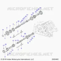 TRASMISSIONE, INPUT AND OUTPUT SHAFTS