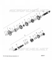 TRASMISSIONE, INPUT/OUTPUT SHAFT ASM.