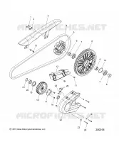 TRASMISSIONE, SPROCKETS, GUARDS AND BELT