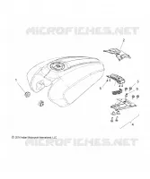 SISTEMA DI ALIMENTAZIONE CARBURANTE, FUEL TANK MOUNTING